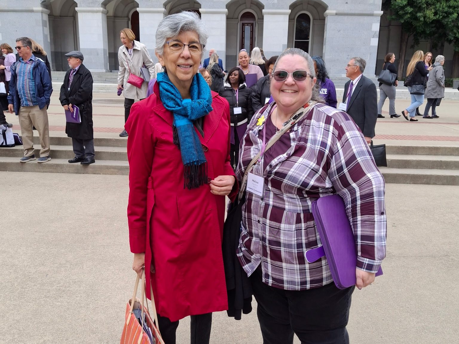 RDHAP Connect Founder, Elly Francisco with colleague Michelle Shook, from Modesto. Advocacy in Action, rdahp connect, california